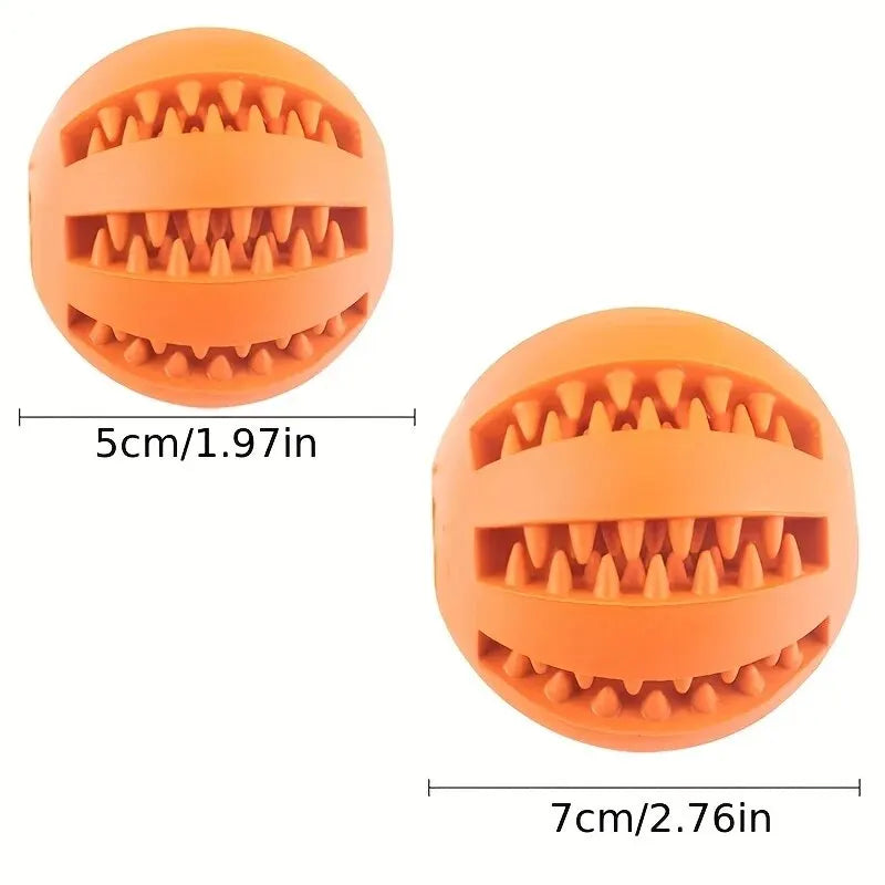 Rubber Treat Ball for Dogs - Bite-Resistant Chew & Feeder – photo 3