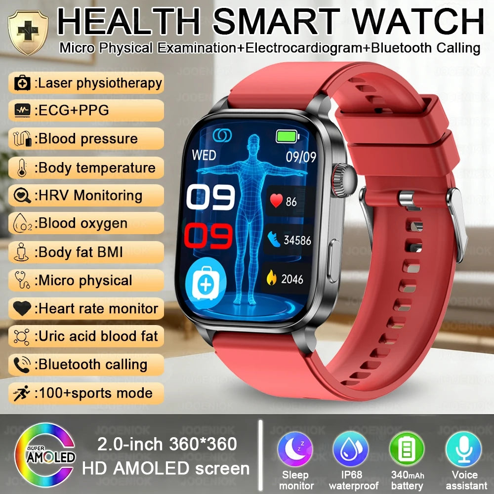 Premium Smart Watch — AMOLED, Bluetooth Calling, Fitness Modes