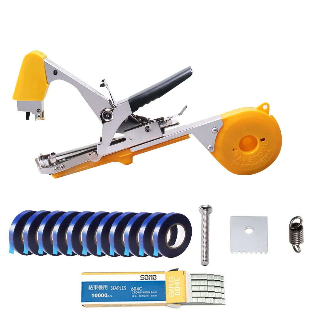 Multi-Functional Agricultural Tying Machine Vine Seedling Tool Cucumber Vine Tie Gun Multi-Purpose Artifacts for Farming