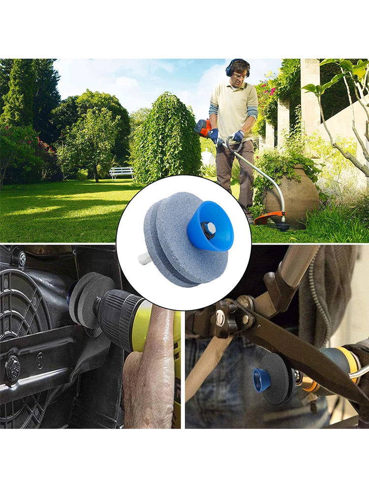 Grinding Stone Electric Knife Sharpener Wind Power Mower Wear Resistant Knife Sharpener Grinding Head Tool