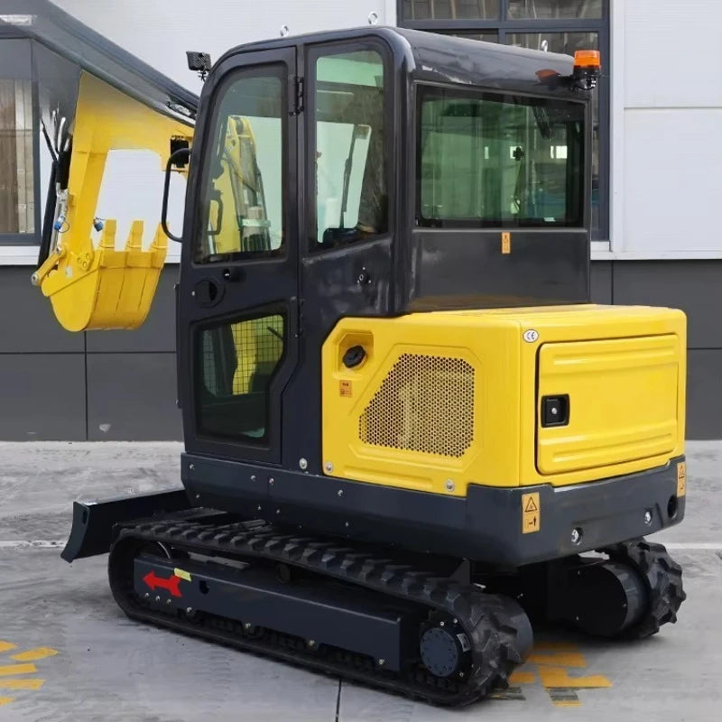 Free Shipping Mini Excavators 2 Ton R330 Kubota EPA Engine Small Digger With Cab Micro Excavator Machine For Sale