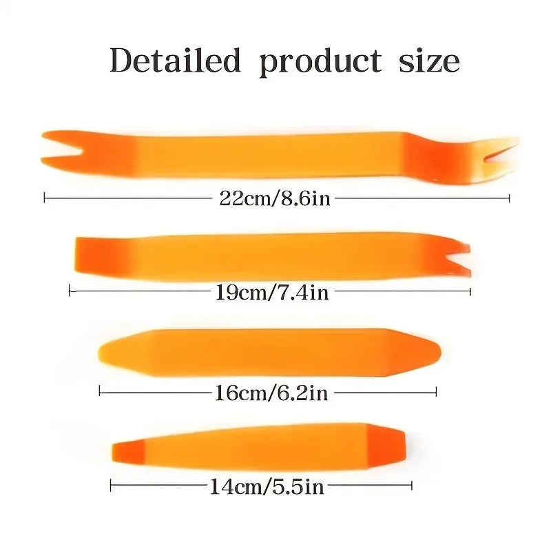 5-Piece Auto Panel Removal Tool Kit Multifunctional Car Interior Audio Modification Disassembly Tools