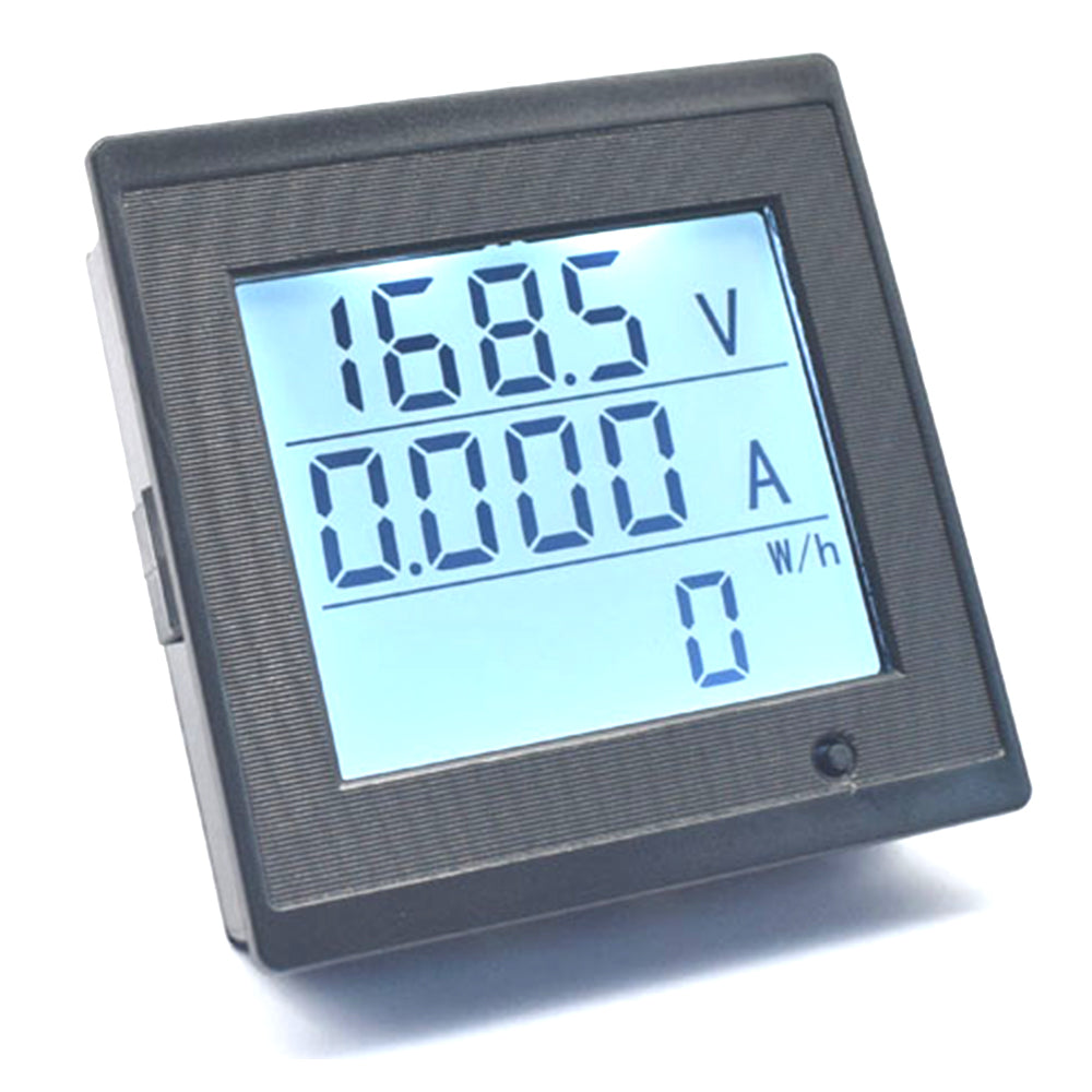 DC 6-200V 20A Voltage Current Meter LCD Digital Display Power Consumption Impedance Multi-Function Meter Tester Tools With Alarm