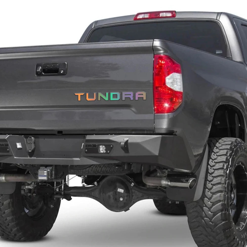 Pickup Tailgate Insert Indent Stickers For Toyota Tundra 2014-2019  Car Decor Decals Vinyl Letter Cover Auto Tuning Accessories