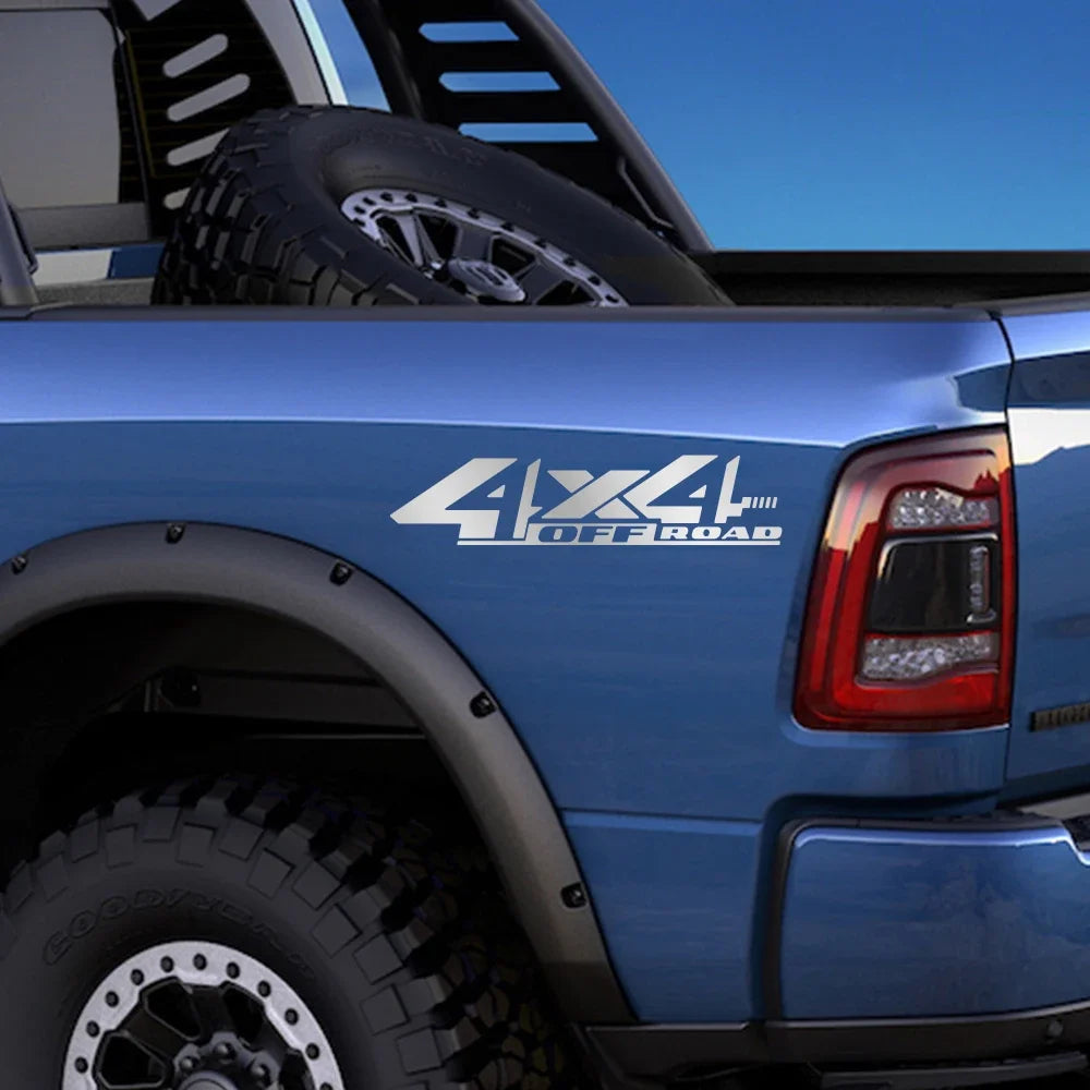 4x4 Off-Road Vinyl Decals (Pair) — Universal Fit for Pickups & Trucks