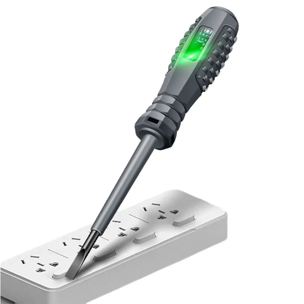 2pcs Word/Cross electrician screwdriver 12-220V Voltage Tester Pen AC/DC Induction Insulated Electricians Screwdriver Hand Tools