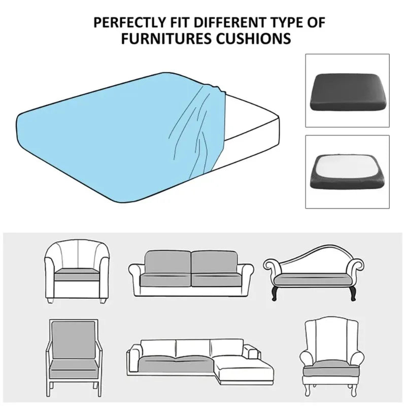 Polar Fleece Sofa Seat Cushion Cover Elastic Sofa Covers for Living Room Pet Kids Mat Chair Cover Furniture Protector 10 Sizes