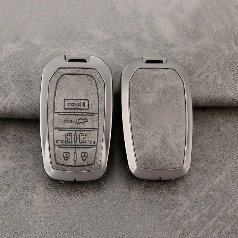 6 Button for TOYOTA Sienna RAV4 VENZA Mirai Hybrid Vehicles Alphard PREVIA Voxy Smart Remote Key Case Zinc Alloy Car Key Cover