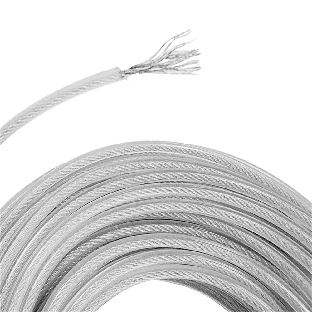 Steel Wire Grass Trimmer Line 2-4mm x 15M – Round Nylon Brushcutter Rope for Lawn Mowers