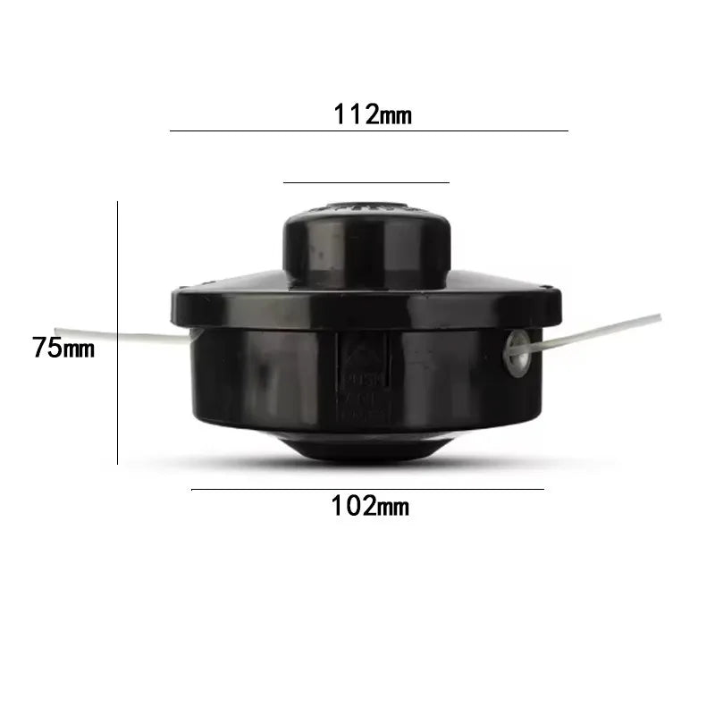 Household Trimmer Head Universal Line Trimmer Replacement Head Lawn Mower Garden Power Tool Accessories Brush Cutter Grass