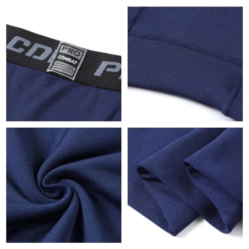Men's Fleece Thermal Leggings - Warm Base Layer Long Underwear Pants - photo 4