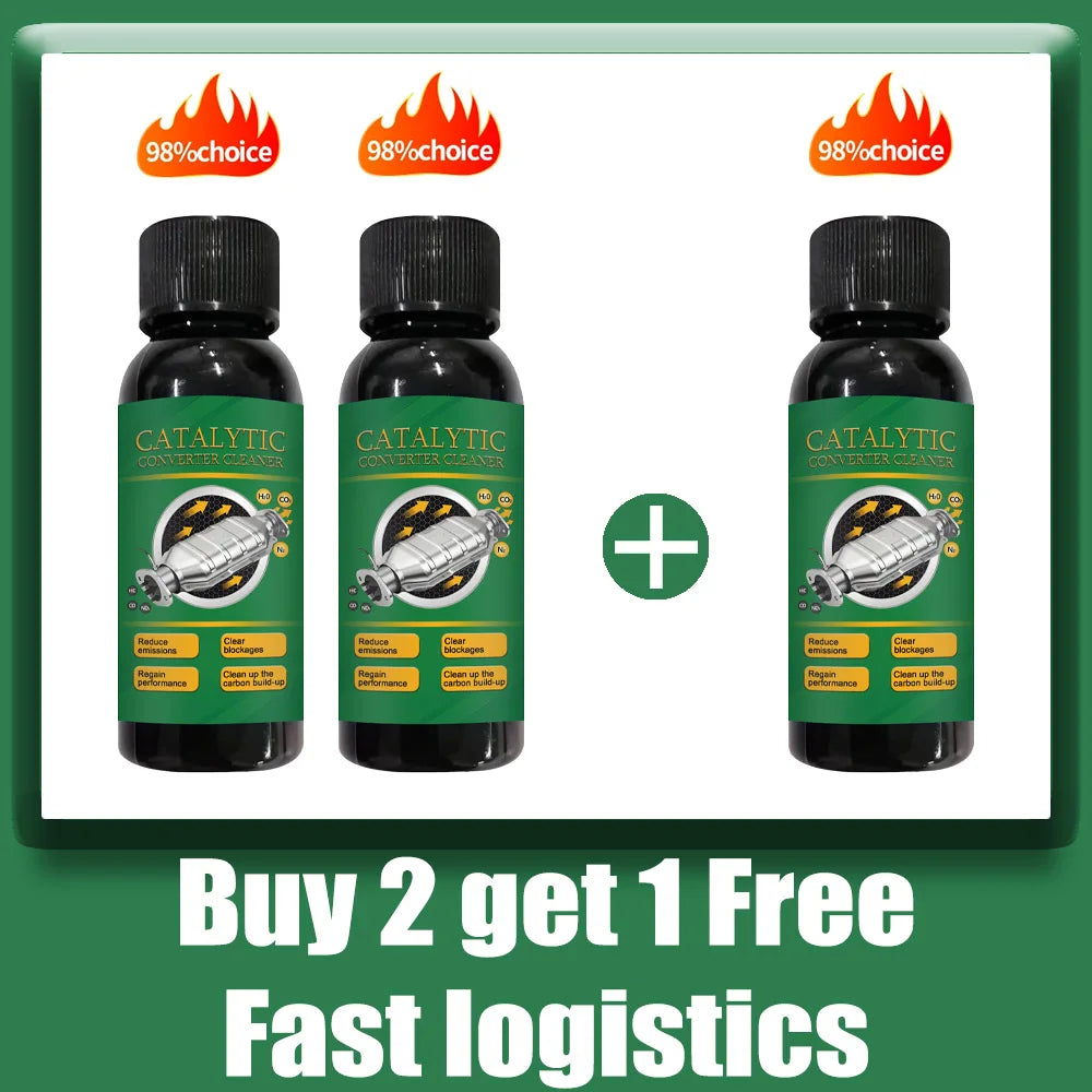 Powerful three-way catalytic cleaner, catalytic converter, all-purpose cleaning, removal of sludge and carbon deposits OF7^ar_1
