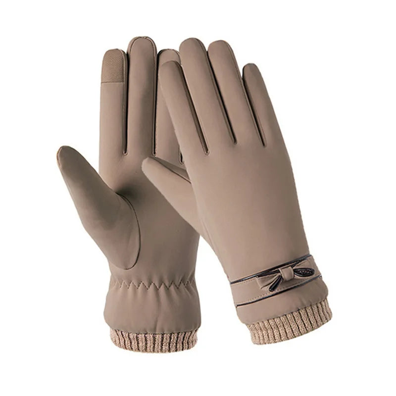 Women's Touchscreen Thermal Gloves - Windproof Winter Riding Gloves - photo 9