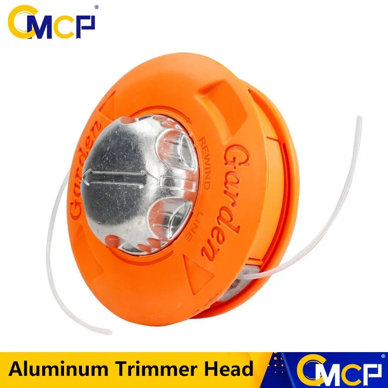 CMCP M10 Aluminum Nylon Brush Mower Bump Spool Grass Trimmer 2 Lines Cutter Head Thread Line String Saw Gasoline Brush Cutter