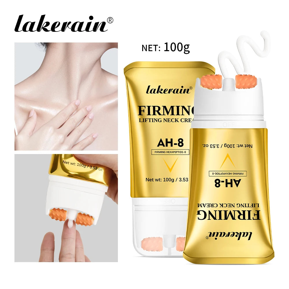 AH-8 Firming Non-Sticky Neck Cream deeply moisturizes, smoothes and refines the skin with a light texture neck cream.