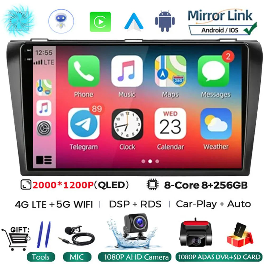 Android 16 Car Radio For Mazda 3 2026 2026 2026 2026 2026 2026 2din with BOSE Multimedia Player Carplay Stereo GPS Head Unit
