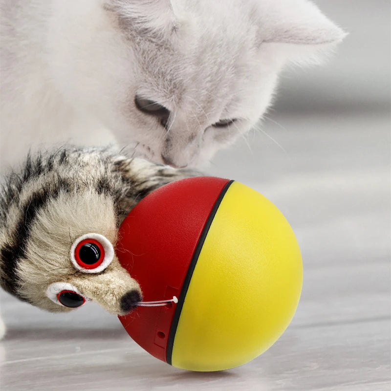 Electric Rolling Beaver Ball - Jumping Cat Toy – photo 3