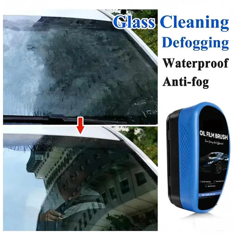 Multipurpose Car Glass Oil Film Cleaner – Fast & Simple, No Residue.