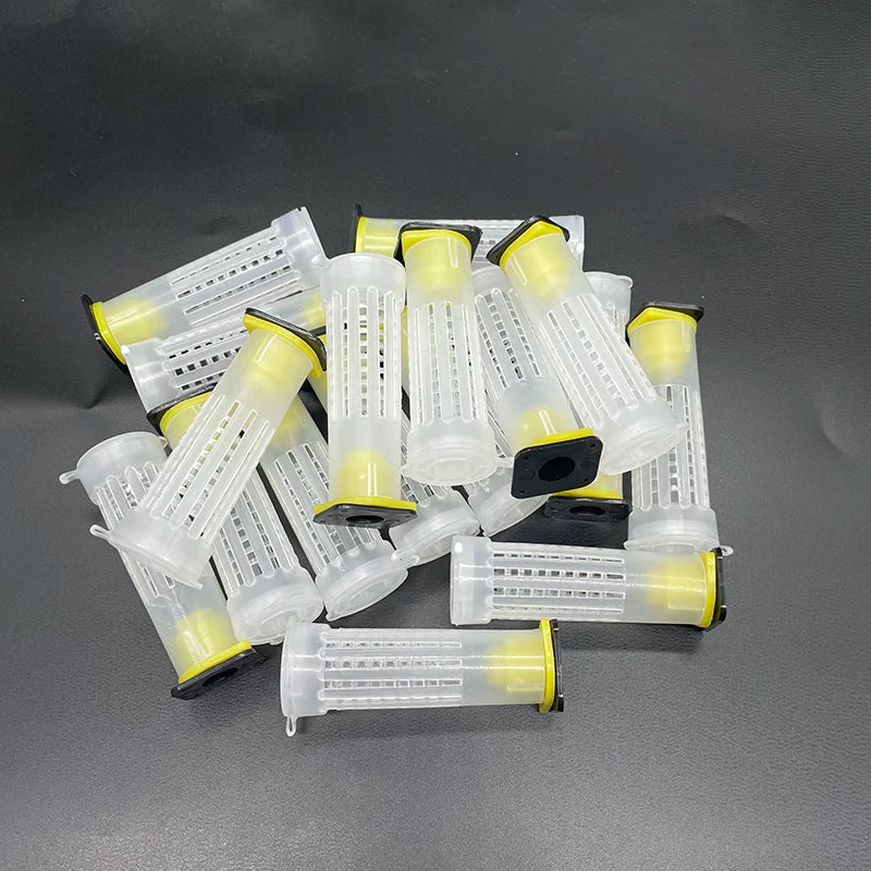 100PCS Wholesale Beekeeping Queen Bee Rearing System Protection Cages Plastic Tools Supplies Larva Anti Bite Equipemnt Farm