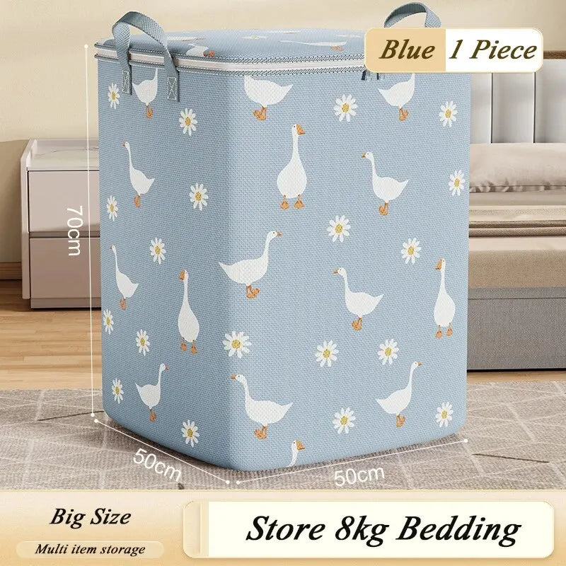 1Pc Pouch Storage Bag Waterproof Material High-Capacity Used To Store Daily Necessities Foldable  ﻿