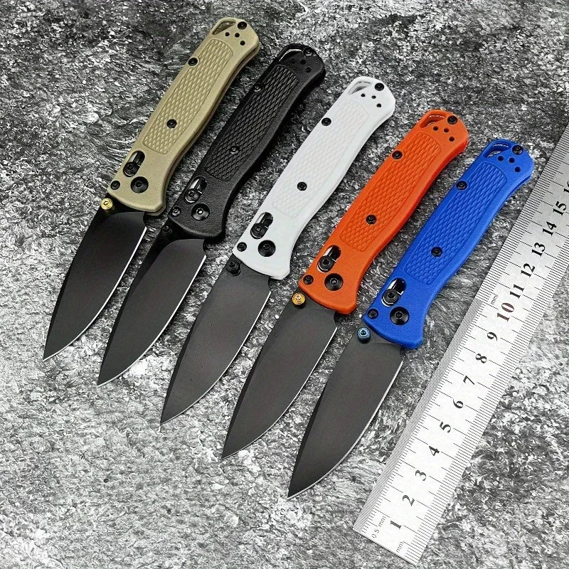 BM 533 Bugout Axle Lock Folding Knife S30V Steel Blade Nylon Fiber Handle Outdoor Camping Survival EDC Practical Cutting Knife
