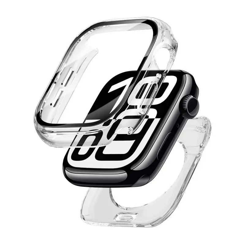 360 Full Waterproof Case Tempered Glass Protection for Apple Watch 46mm 45mm 44mm 41mm 40mm 42mm IWatch Series 11 10 9 8 7 SE 3