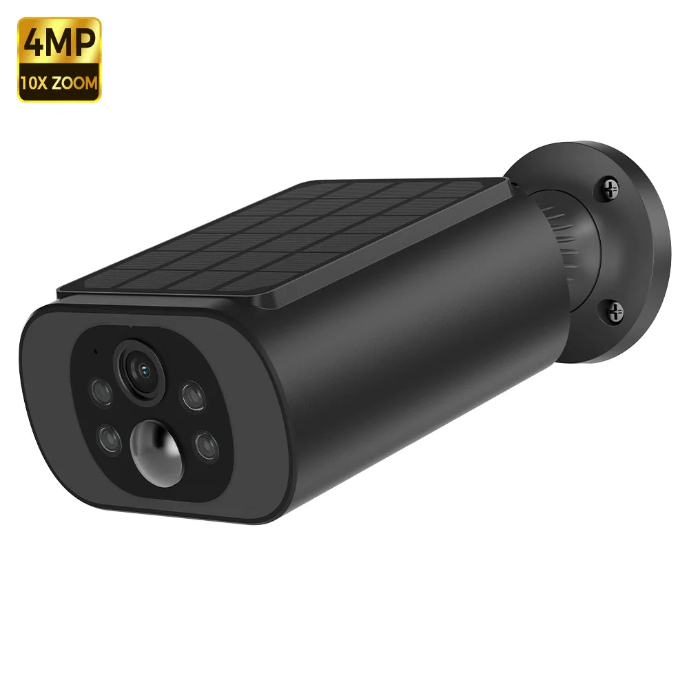 2.5K Solar Security Camera — Wireless Colour Night Vision, AI Detect