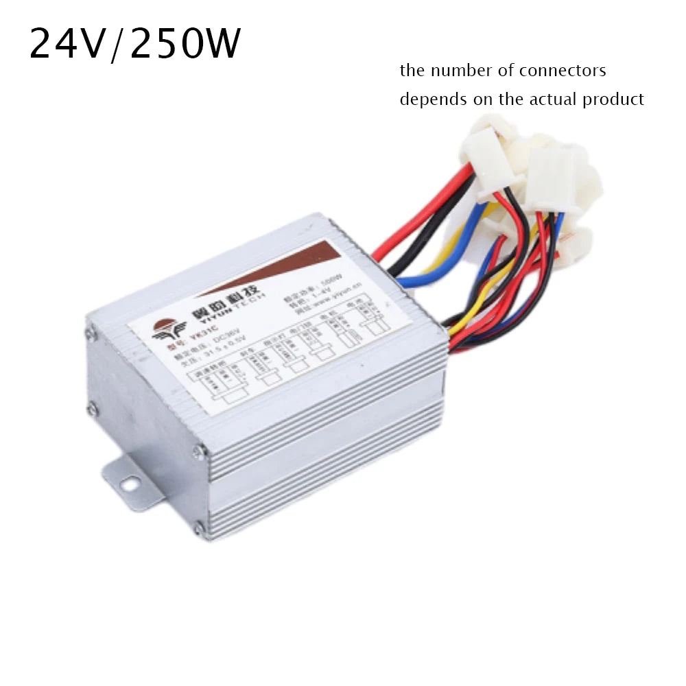 DC Brush Motor Controller For Electric Bicycle Parts 24V/36V/48V Electric Bike Brush Motor Controller 250W/350W/500W/800W
