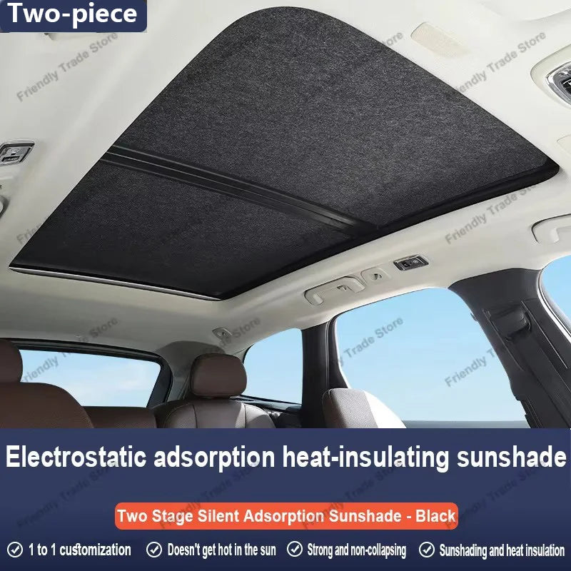 Sunroof Sunshade Insulation Visor for Ford F-150 Raptor 2021–2026 (2-Pack)