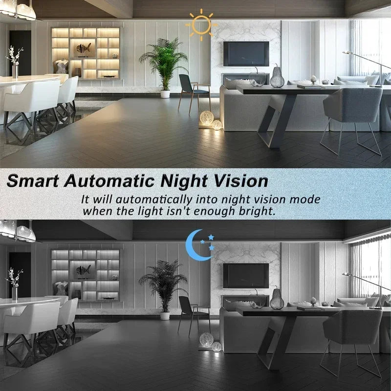 4K Mini WiFi Camera – Portable Magnetic Home Security Monitor
