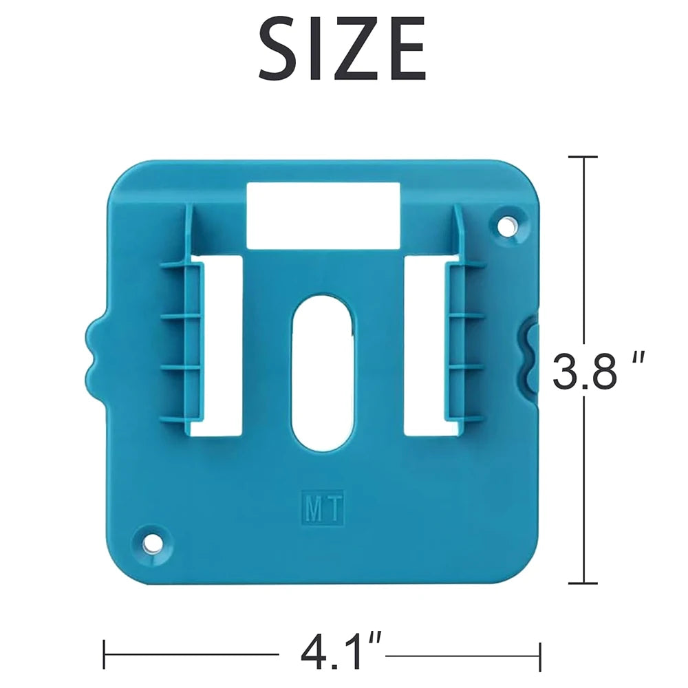 5PCS Battery Holder for Makita 18V Li-ion Battery Tools Machine Holder Storage Rack Wall Mount for BL1860 BL1850(No Battery)