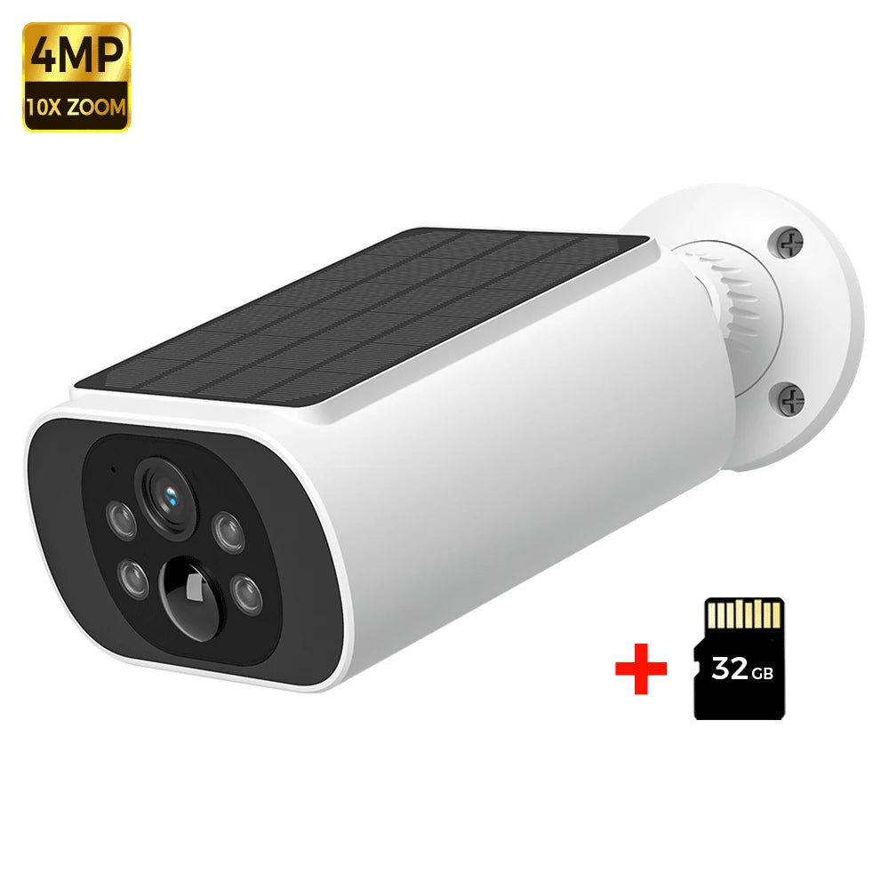 ALEVIO 2.5K Solar Security Camera — Wireless Colour Night Vision