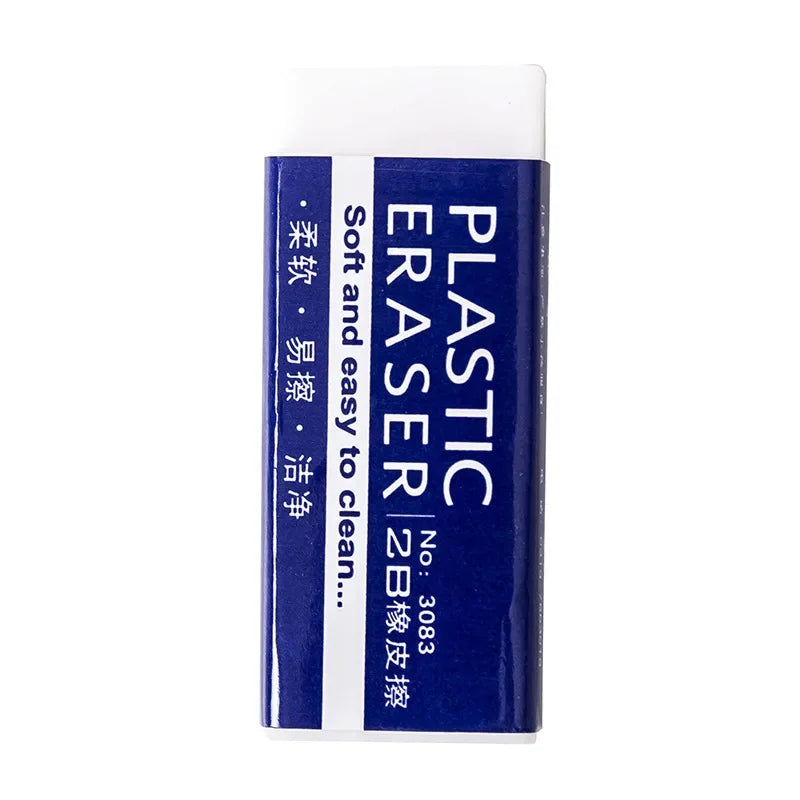 Soft 2B Pencil Eraser – Smooth Correction Tool for Art Sketch Drawing, School Exam Writing Stationery Supplies for Students