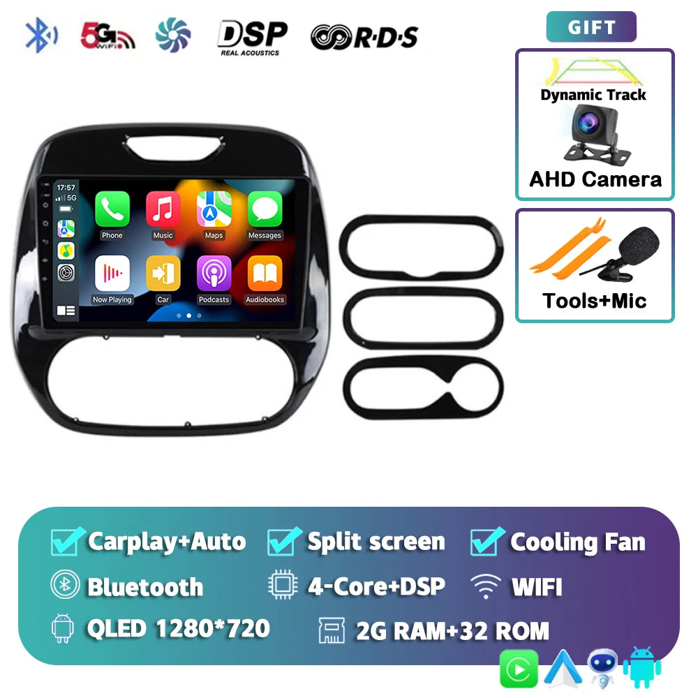Android 15 Car Radio For Renault Kaptur Captur Clio Samsung QM3 2026 2026 2026 2026 Wireless Carplay multimedia Android Auto 4G