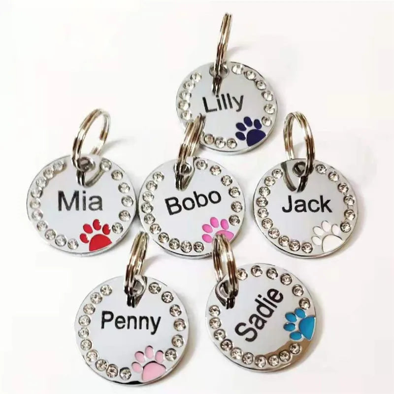 Custom Engraved Dog Tag - Stainless Steel Address & Name Tag – photo 2