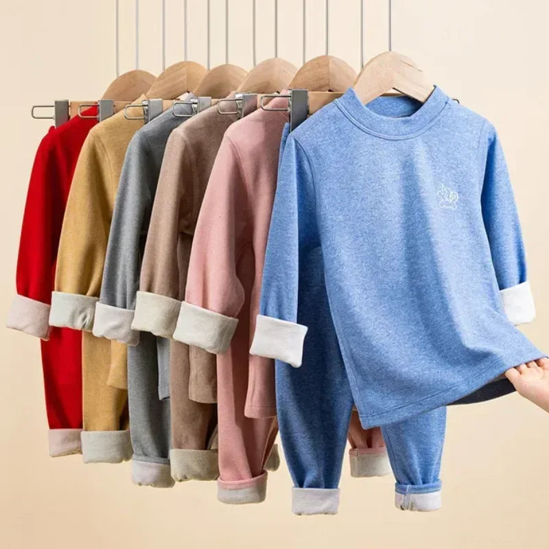 Teens and Kids Thermal Underwear Set - Soft Two-Piece Loungewear