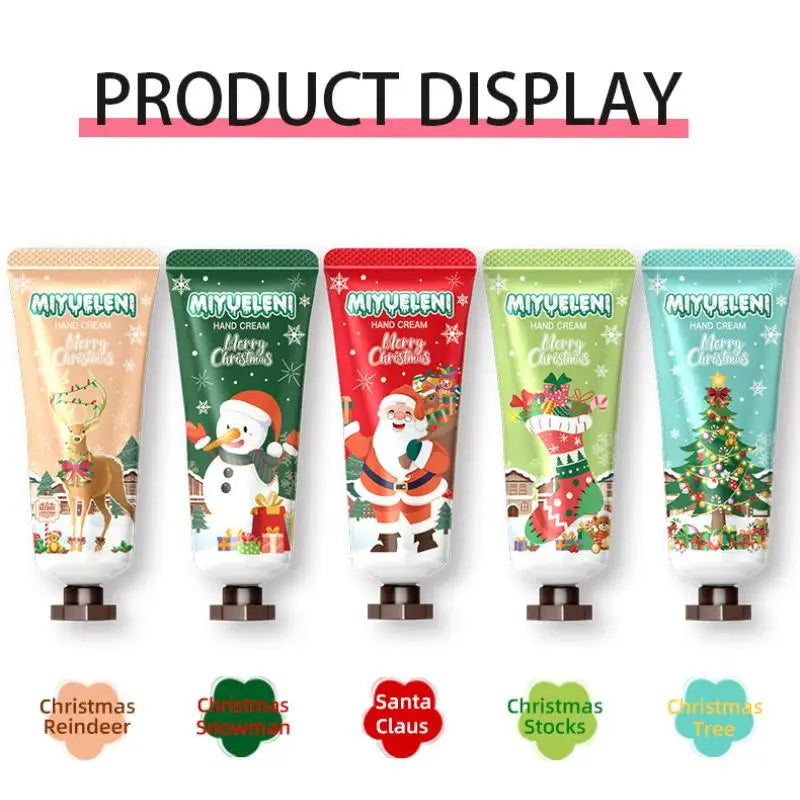 Christmas Hand Cream Gift Set Christmas Limited Edition Gift Box Lasting Fruit Scent Moisturizing Hydrating Exquisite Hand Cream