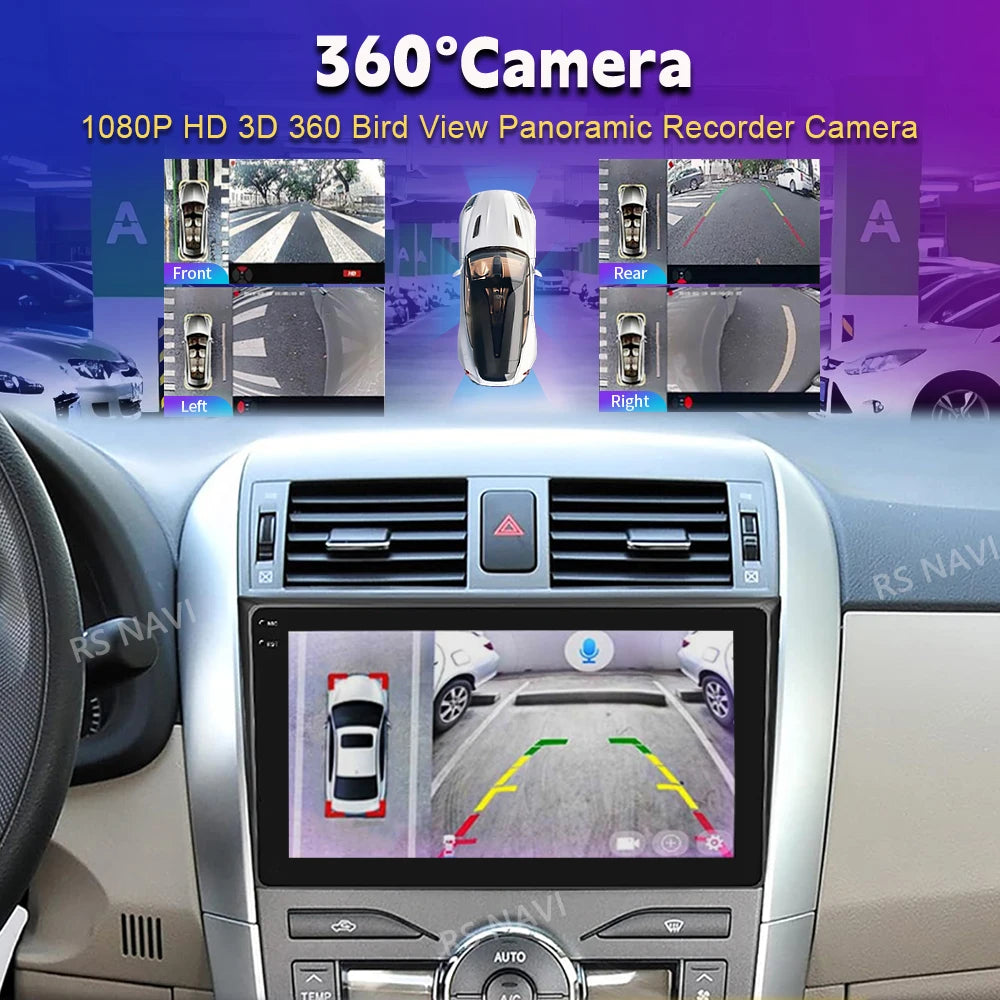 Android 16 Car radio Navigation Multimedia Player For Toyota Corolla 2006 2007 2008 2009 2010 2011 2012 2013 Carplay Auto Stereo