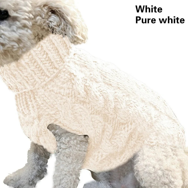Knitted Dog Sweater Vest - Warm Winter Pullover for Small Dogs - photo 12