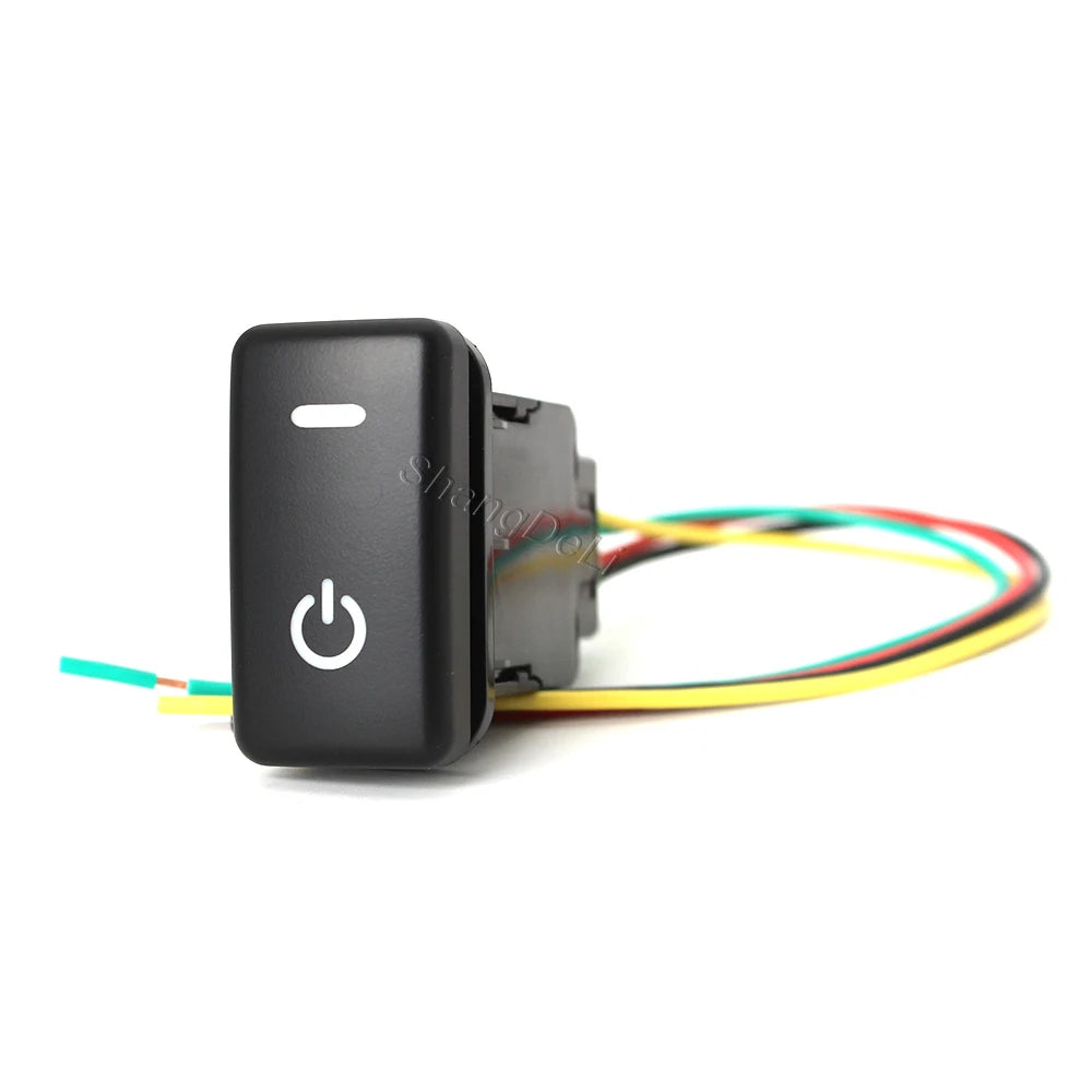 Car LED DRL Light Power On Off Front Rear Fog Lamp Spotlights Button Switch For Toyota FJ Land Cruiser Prado 120 LC100