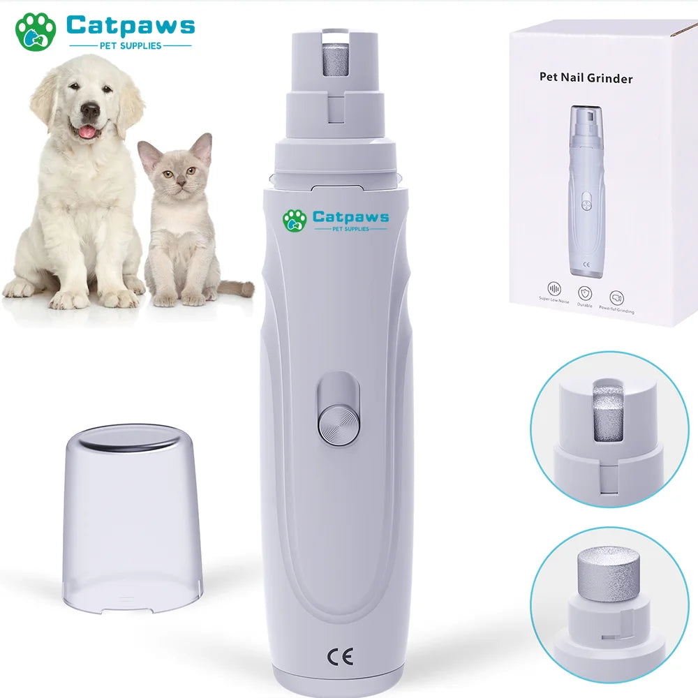 USB Pet Claw Grinder & Trimmer - Rechargeable Nail File