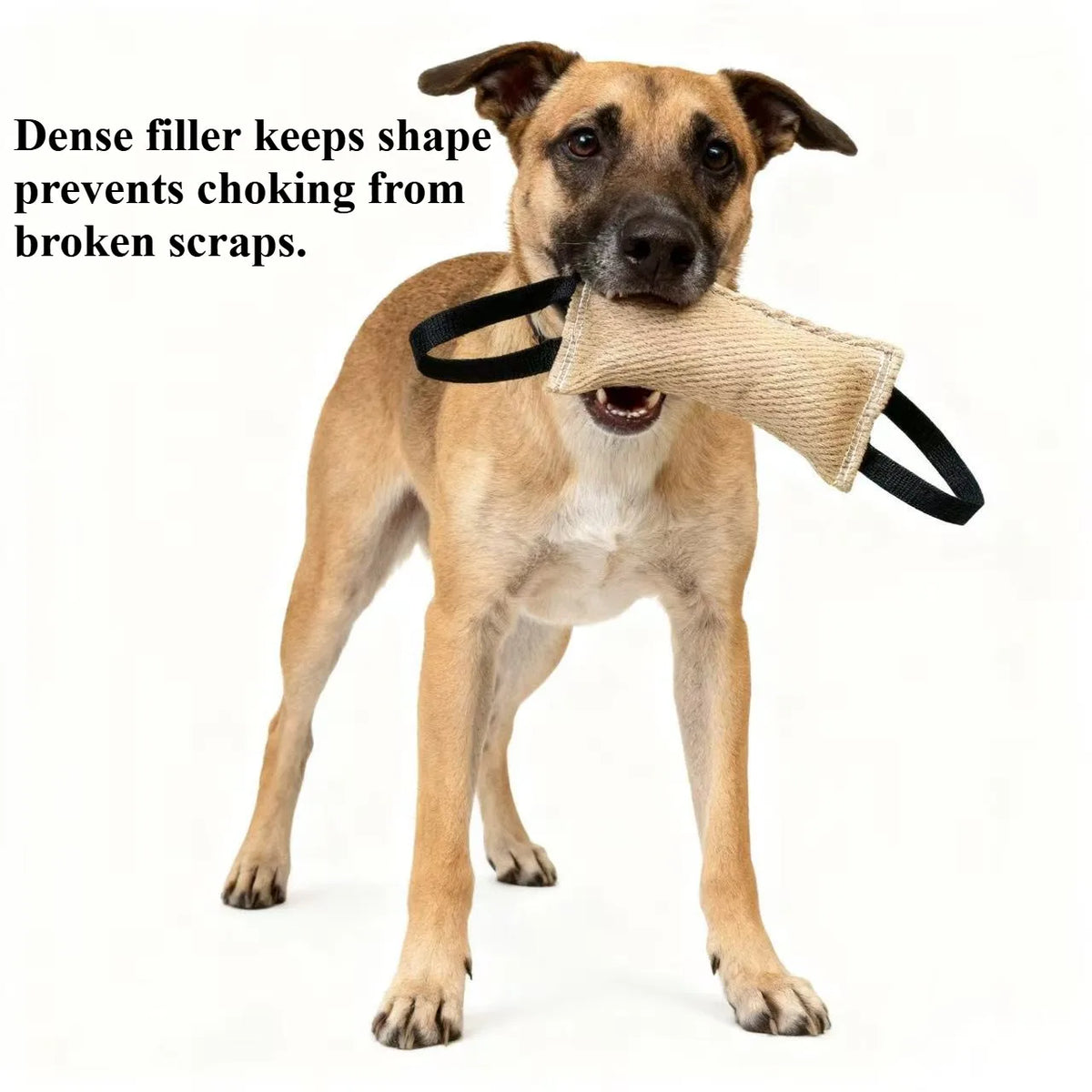 Two-Handle Jute Bite Stick - Tug Toy Puppy to Large Dog – photo 4