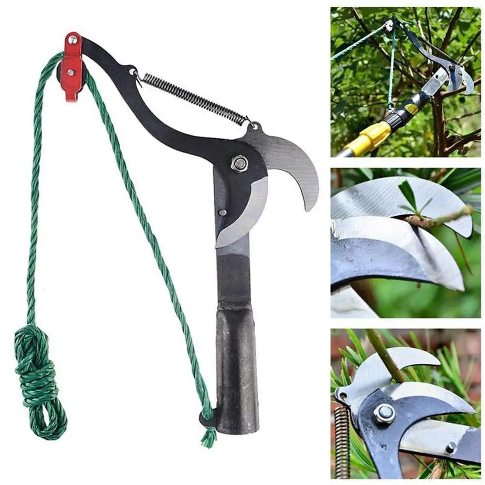 Telescopic High-Branch Pruning Scissors – Labor-Saving Fruit Picker & Shoot Trimmer for Trees