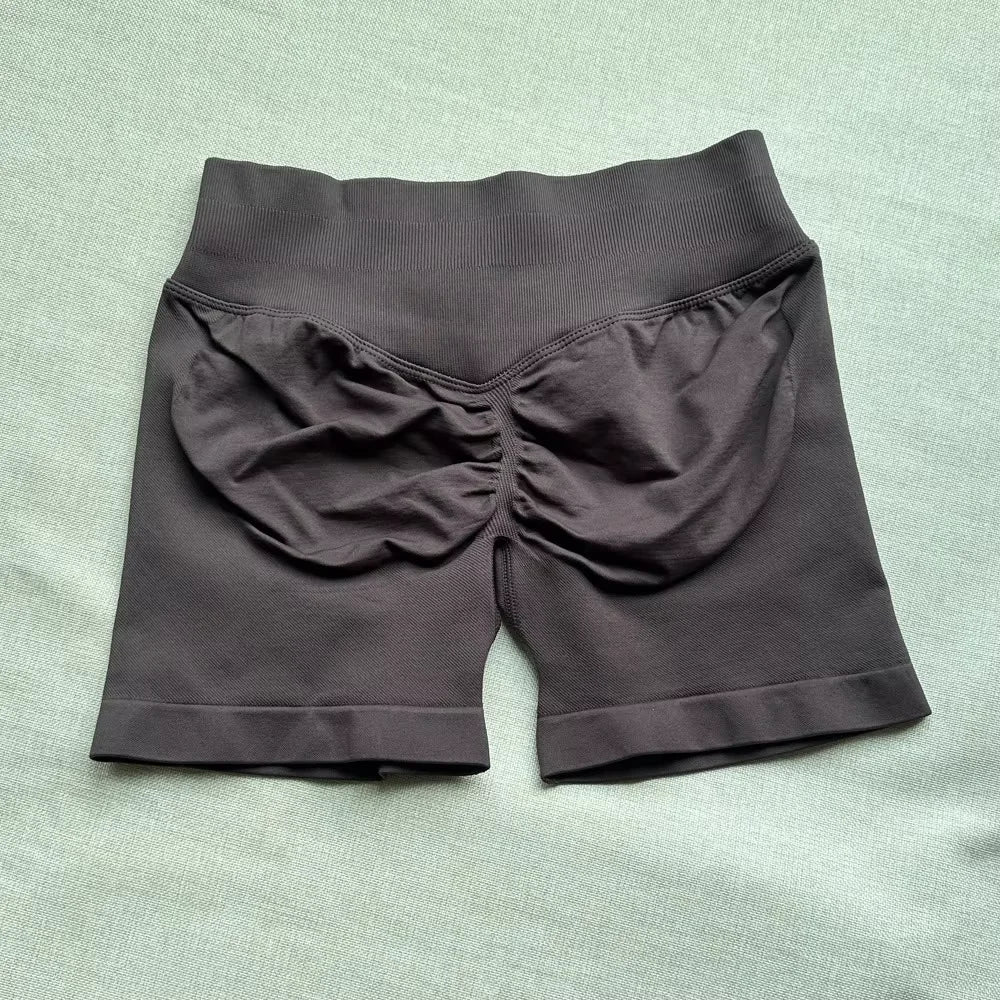 Impacts Shorts Set Workout Scrunch Shorts Sets Halter Sports Fitness Clothes Gym Suit Scrunch Shorts