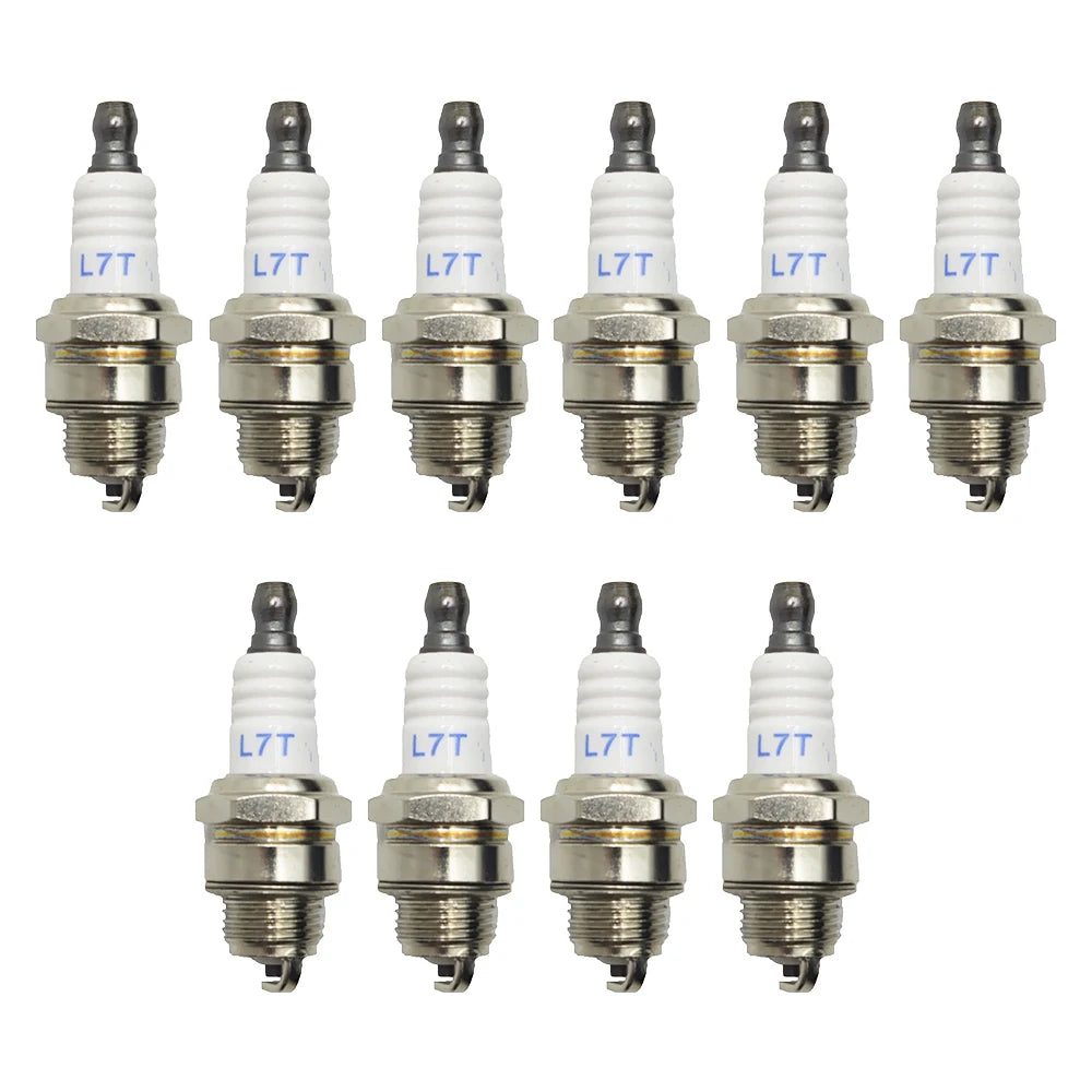 5/10pcs L7T Spark Plug for motosierra gasolina Chainsaws Spare Parts Garden Tools Chainsaw and Brush Cutter