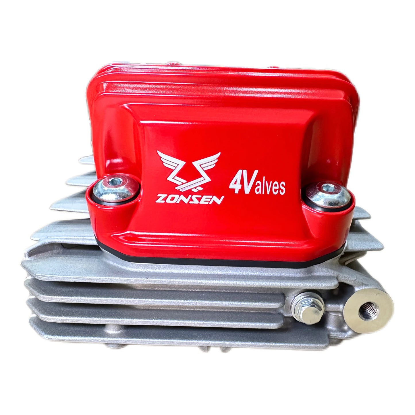 Motorcycle cylinder head assembly 4 valves for CB series engine 172fmm upgrade to 25hp piston diameter 75mm