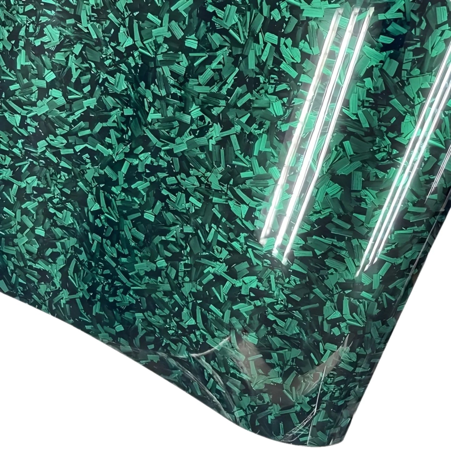 10/20/30/40/50 X 150cm Ultra Glossy Forged Carbon Fiber Vinyl Car Wrap Sticker Film Durable Weatherproof Sticker Easy to Install