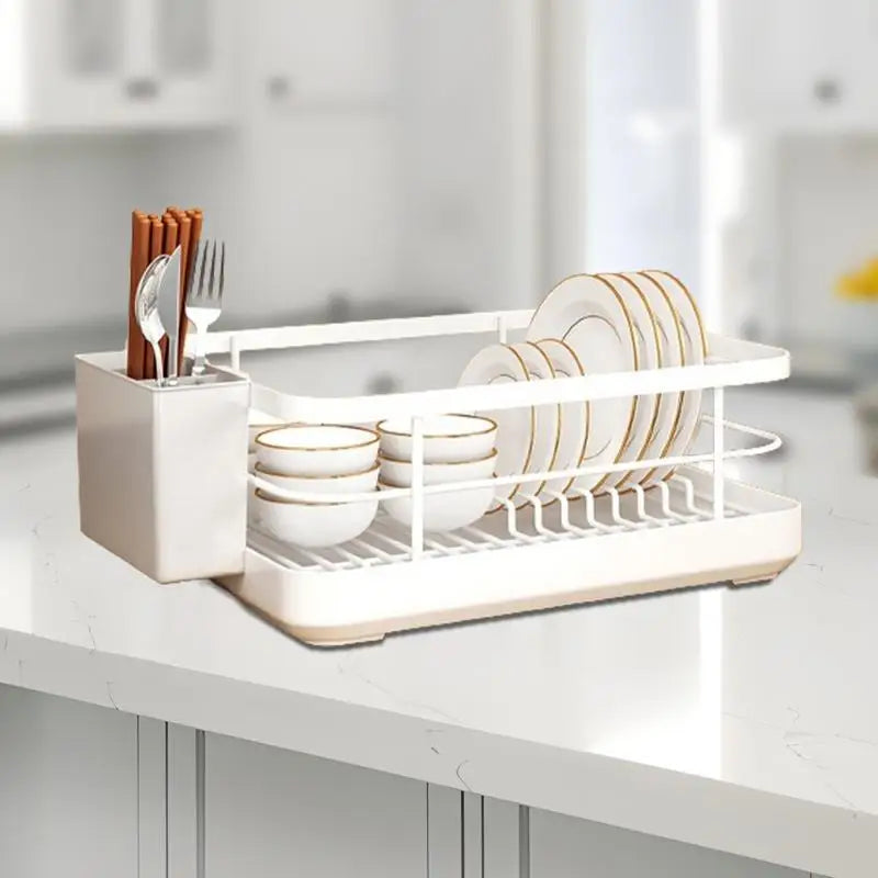 Kitchen Counter Dish Rack - Detachable Plate & Bowl Organizer - photo 5