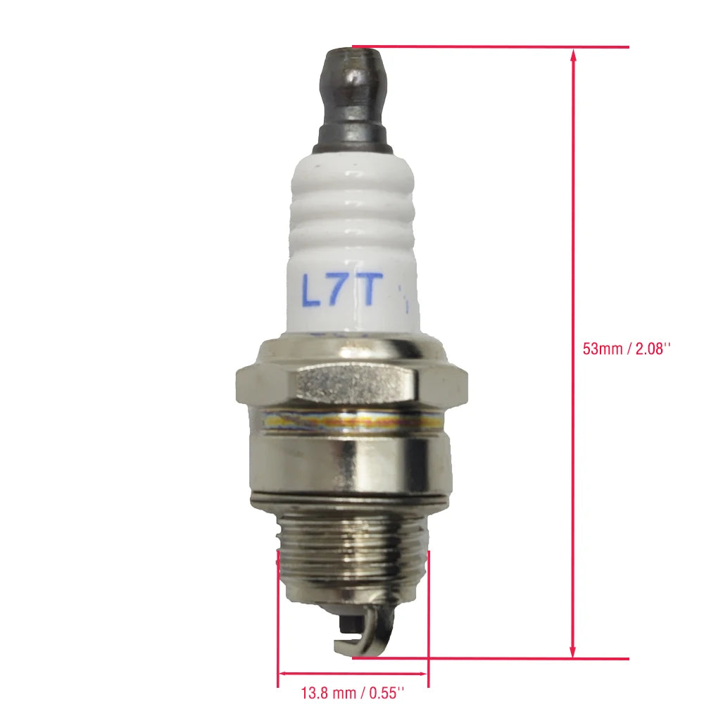 1/2/3pcs L7T Spark Plug For Chainsaw and Brush Cutter motosierra gasolina Chainsaws Spare Parts Garden Tools