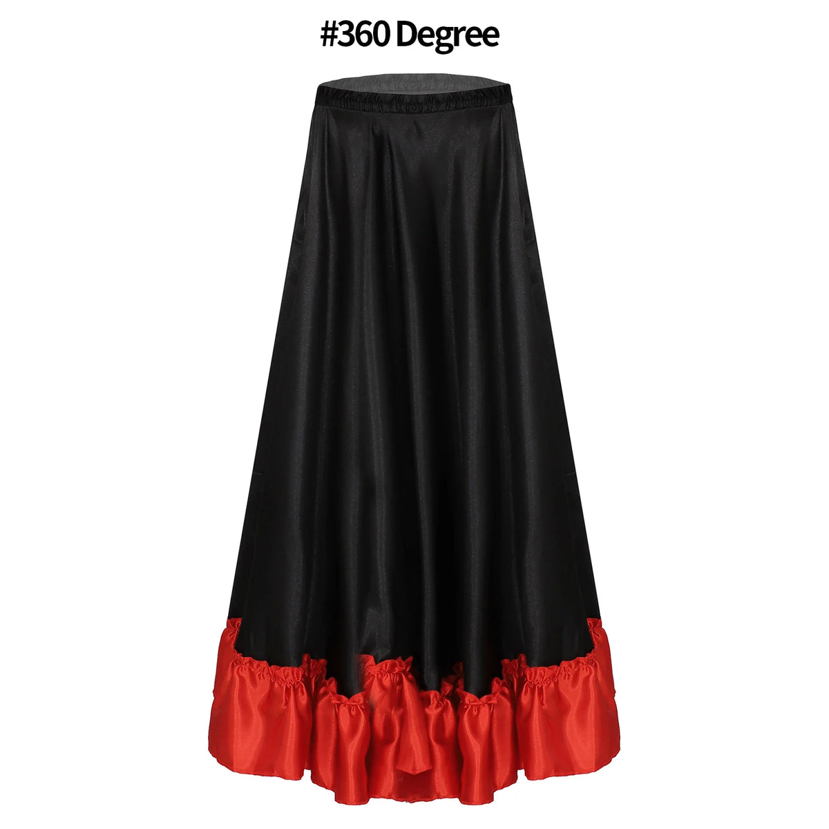 Girls satin flamenco dress
